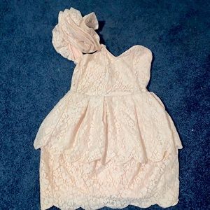 H&M Party Dress Mini Lace One shoulder